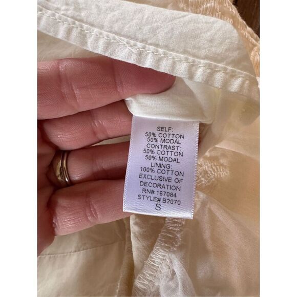 Tuckernuck x Studio McGee Cream Cotton Lace Juniper Dress Size Small - Picture 11 of 12